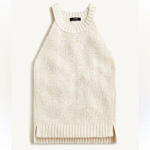 J. Crew Cream Knit Halter Sweater small ivory